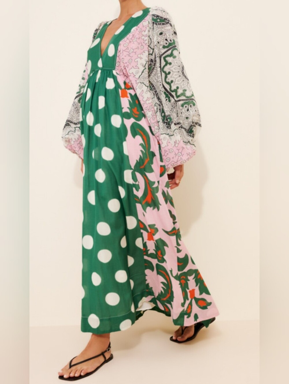 Anthropologie Essentiel Antwerp Haryland Printed Maxi Dress. Retail Price $356